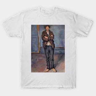 Peasant Standing with Arms Crossed by Paul Cezanne T-Shirt